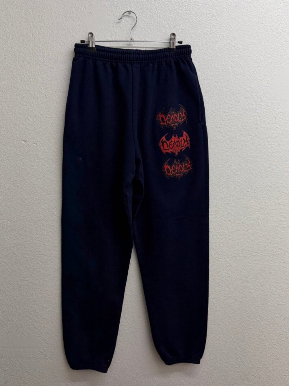 Deadly Doll sweatpants navy S bat logo